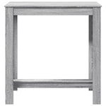 Barbord Grå Sonoma Eik 102X50X103,5 Cm Konstruert Tre