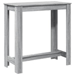 Barbord Grå Sonoma Eik 102X50X103,5 Cm Konstruert Tre
