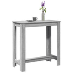 Barbord Grå Sonoma Eik 102X50X103,5 Cm Konstruert Tre