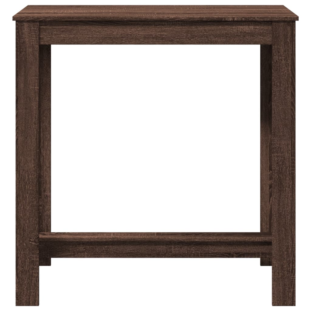 Barbord Brun Eik 102X50X103,5 Cm Konstruert Tre