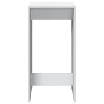 Barbord Hvit 51X50X103,5 Cm Konstruert Tre