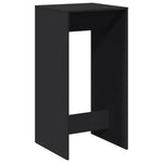 Barbord Svart 51X50X103,5 Cm Konstruert Tre