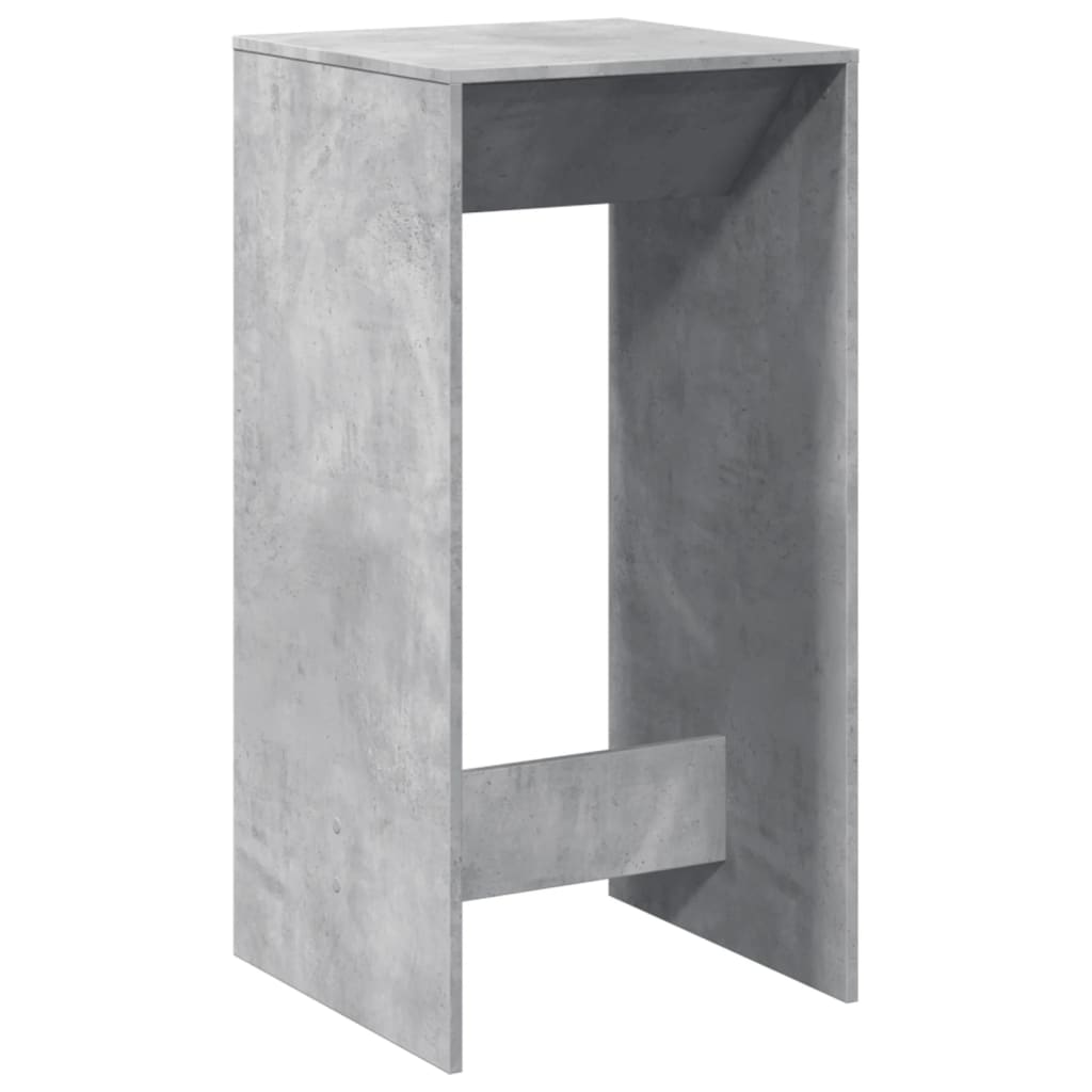 Barbord Betonggrå 51X50X103,5 Cm Konstruert Tre