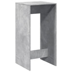 Barbord Betonggrå 51X50X103,5 Cm Konstruert Tre