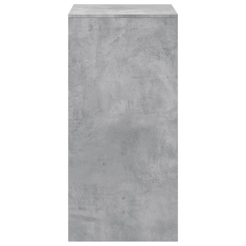 Barbord Betonggrå 51X50X103,5 Cm Konstruert Tre