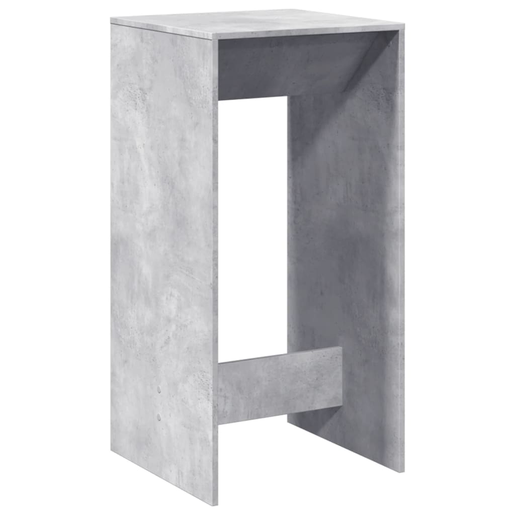 Barbord Betonggrå 51X50X103,5 Cm Konstruert Tre