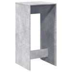 Barbord Betonggrå 51X50X103,5 Cm Konstruert Tre
