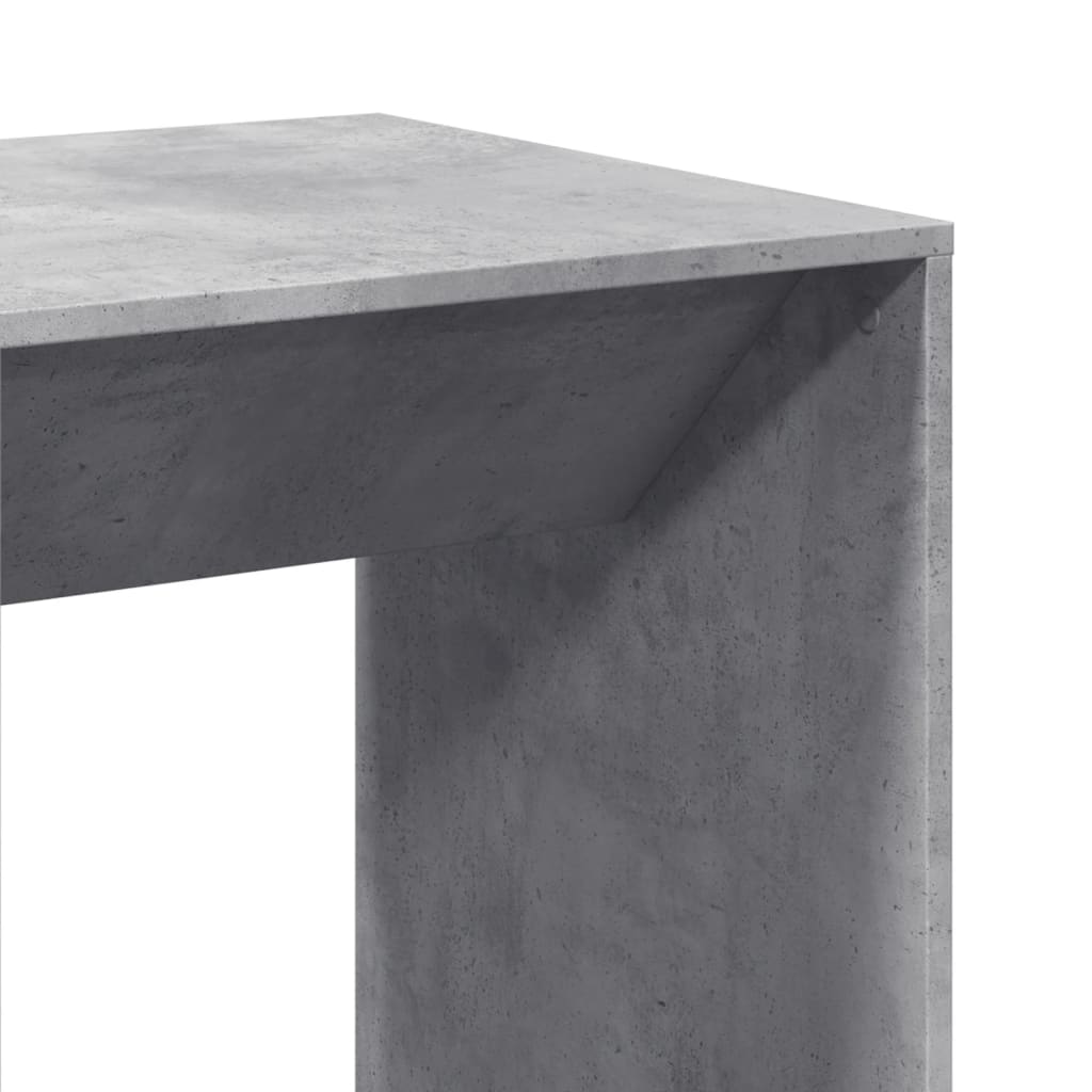 Barbord Betonggrå 51X50X103,5 Cm Konstruert Tre