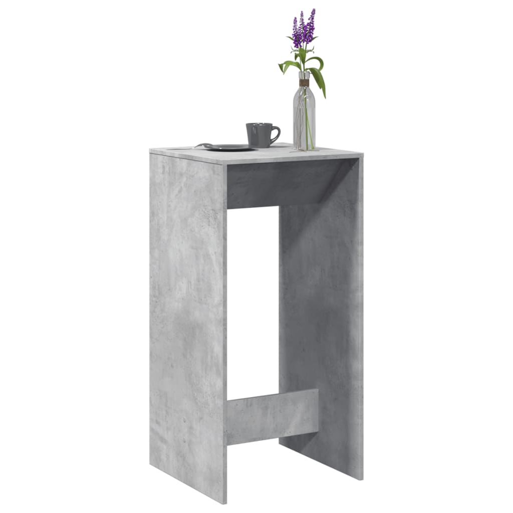 Barbord Betonggrå 51X50X103,5 Cm Konstruert Tre