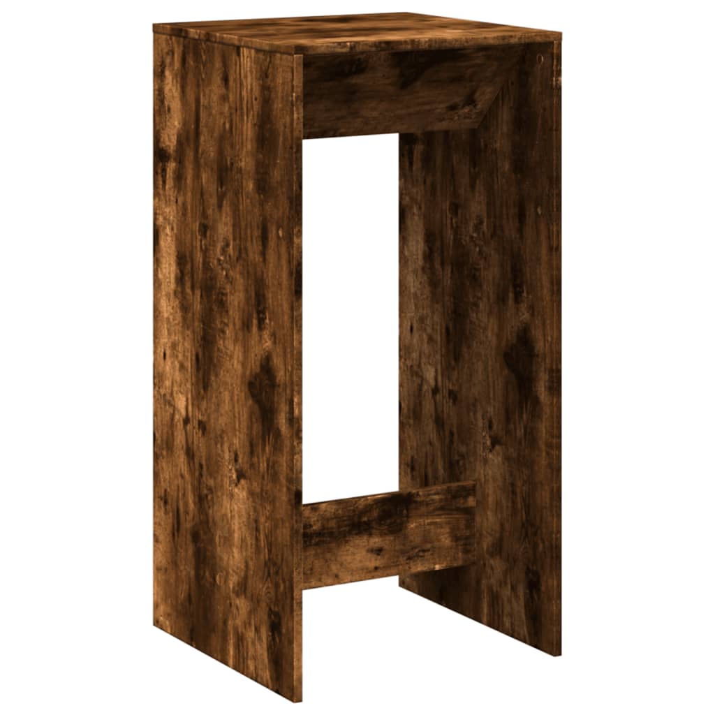 Barbord Røkt Eik 51X50X103,5 Cm Konstruert Tre