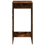 Barbord Røkt Eik 51X50X103,5 Cm Konstruert Tre