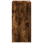 Barbord Røkt Eik 51X50X103,5 Cm Konstruert Tre