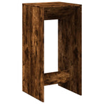 Barbord Røkt Eik 51X50X103,5 Cm Konstruert Tre
