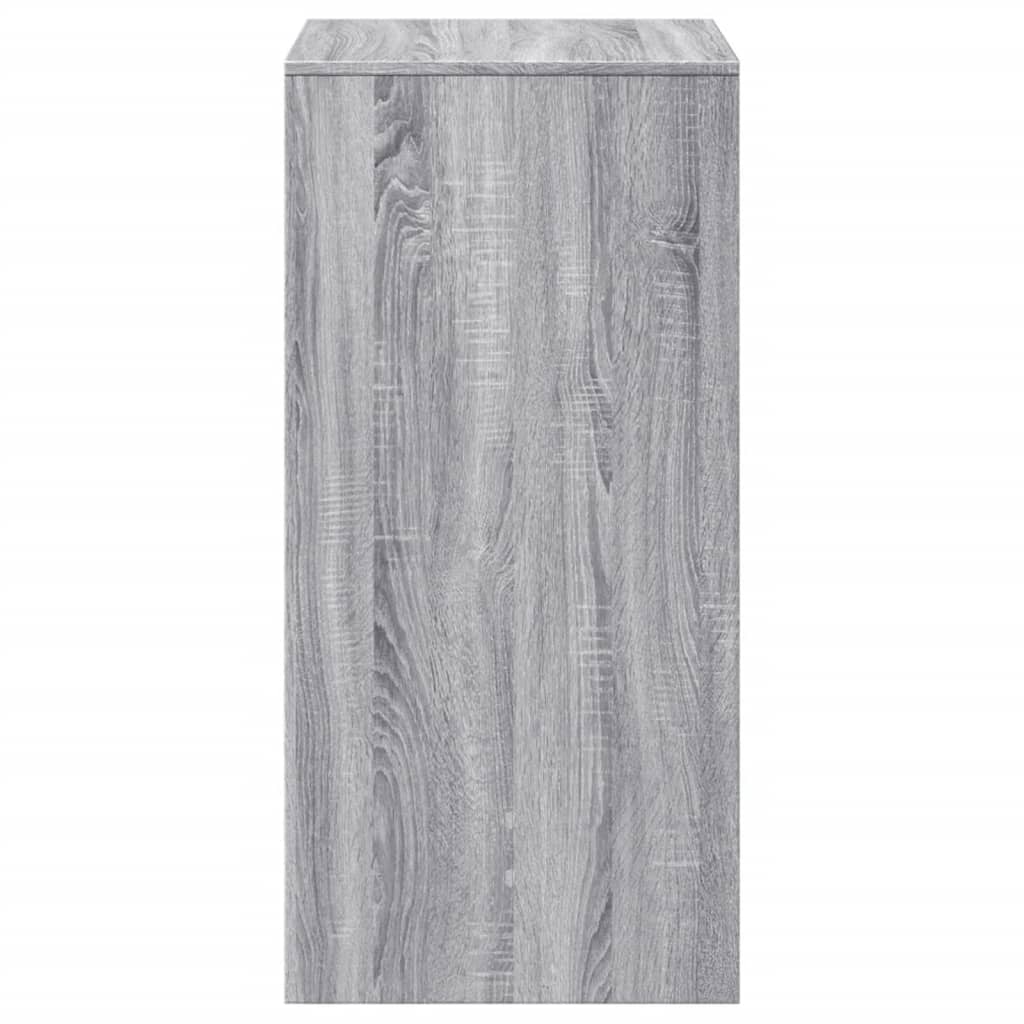 Barbord Grå Sonoma Eik 51X50X103,5 Cm Konstruert Tre