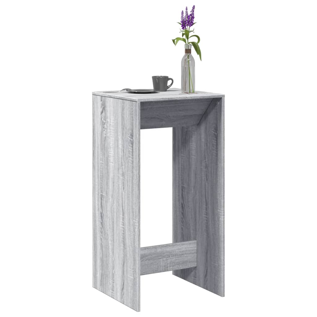 Barbord Grå Sonoma Eik 51X50X103,5 Cm Konstruert Tre
