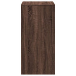 Barbord Brun Eik 51X50X103,5 Cm Konstruert Tre