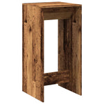 Barbord Gammelt Tre 51X50X103,5 Cm Konstruert Tre