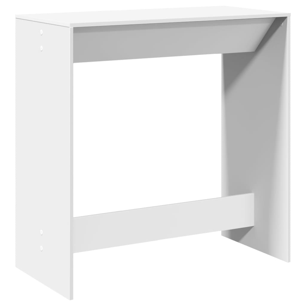 Barbord Hvit 102X50X103,5 Cm Konstruert Tre