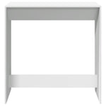Barbord Hvit 102X50X103,5 Cm Konstruert Tre