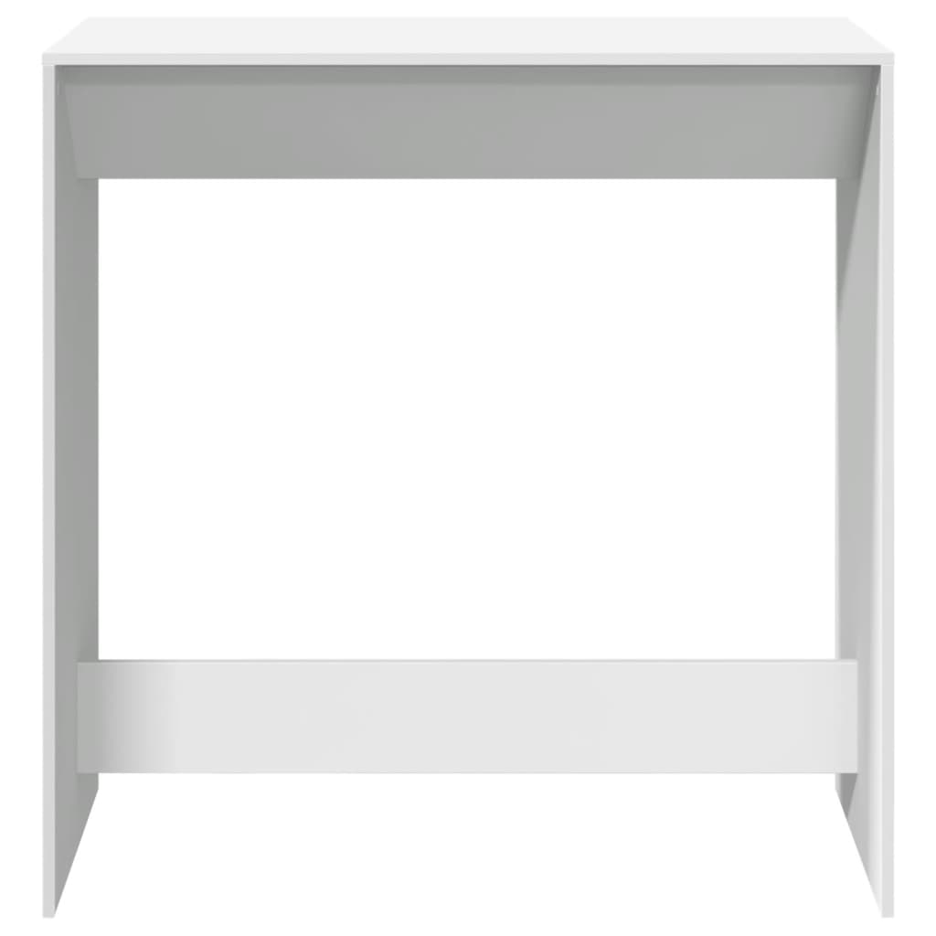 Barbord Hvit 102X50X103,5 Cm Konstruert Tre