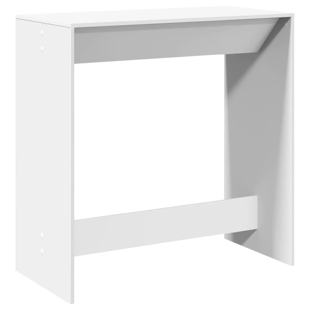 Barbord Hvit 102X50X103,5 Cm Konstruert Tre