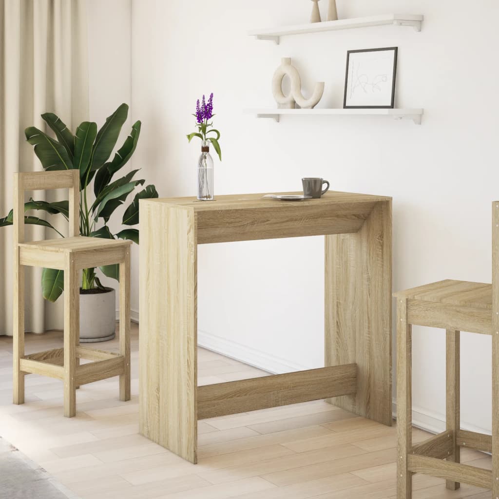 Barbord Sonoma Eik 102X50X103,5 Cm Konstruert Tre