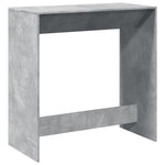Barbord Betonggrå 102X50X103,5 Cm Konstruert Tre