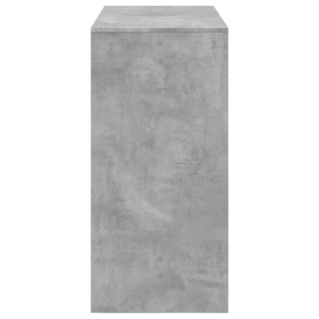 Barbord Betonggrå 102X50X103,5 Cm Konstruert Tre