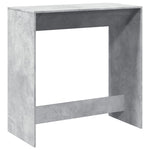 Barbord Betonggrå 102X50X103,5 Cm Konstruert Tre