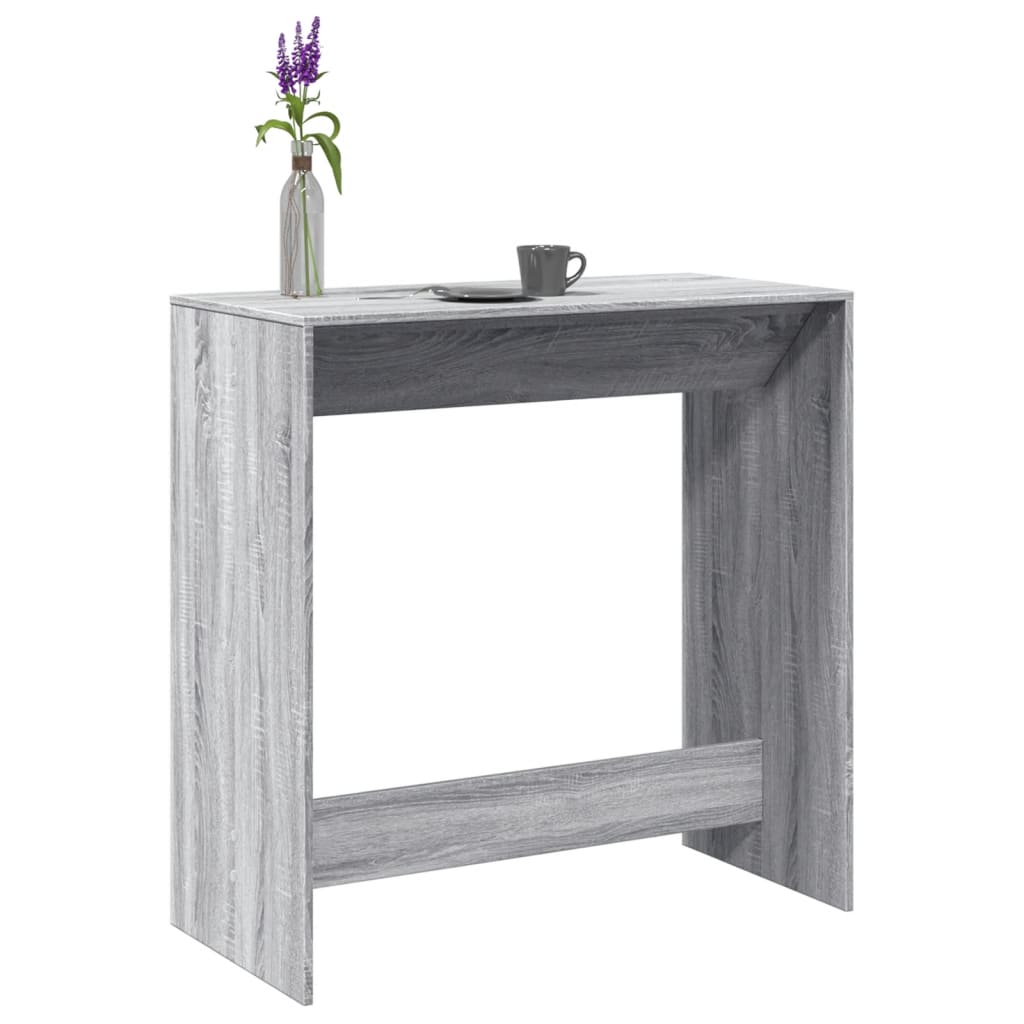 Barbord Grå Sonoma Eik 102X50X103,5 Cm Konstruert Tre