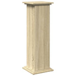 Pidestall Med Oppbevaring Sonoma Eik 31X30X90 Cm Konstruert Tre