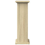 Pidestall Med Oppbevaring Sonoma Eik 31X30X90 Cm Konstruert Tre
