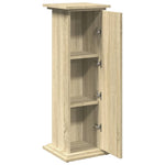 Pidestall Med Oppbevaring Sonoma Eik 31X30X90 Cm Konstruert Tre