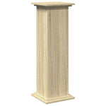 Pidestall Med Oppbevaring Sonoma Eik 31X30X90 Cm Konstruert Tre