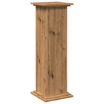 Pidestall Med Oppbevaring Artisan Eik 31X30X90Cm Konstruert Tre