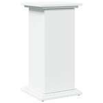 Pidestall Med Oppbevaring Hvit 31X30X60 Cm Konstruert Tre