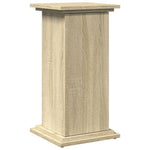 Pidestall Med Oppbevaring Sonoma Eik 31X30X60 Cm Konstruert Tre