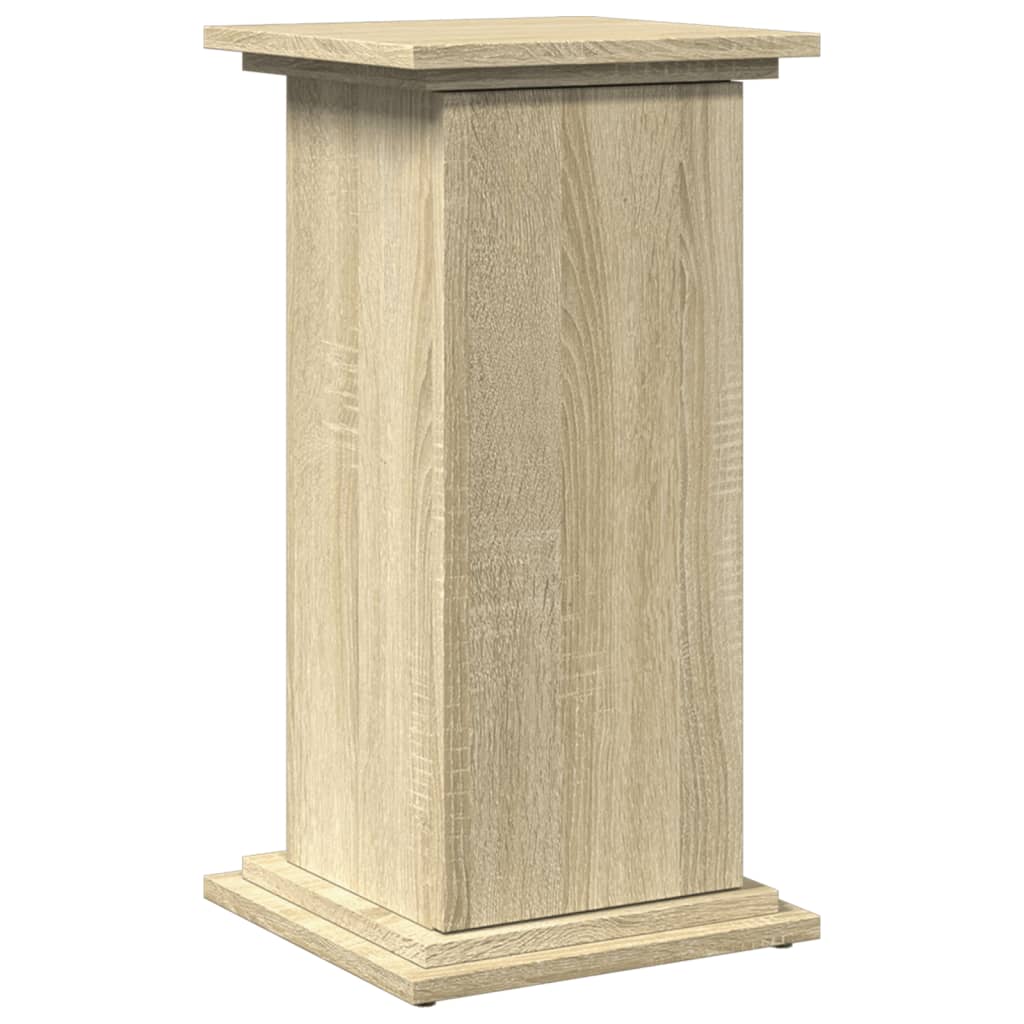 Pidestall Med Oppbevaring Sonoma Eik 31X30X60 Cm Konstruert Tre
