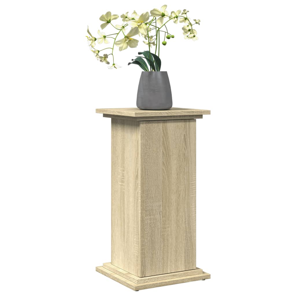 Pidestall Med Oppbevaring Sonoma Eik 31X30X60 Cm Konstruert Tre