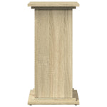 Pidestall Med Oppbevaring Sonoma Eik 31X30X60 Cm Konstruert Tre