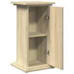 Pidestall Med Oppbevaring Sonoma Eik 31X30X60 Cm Konstruert Tre