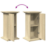 Pidestall Med Oppbevaring Sonoma Eik 31X30X60 Cm Konstruert Tre