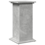 Pidestall Med Oppbevaring Betonggrå 31X30X60 Cm Konstruert Tre