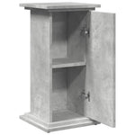 Pidestall Med Oppbevaring Betonggrå 31X30X60 Cm Konstruert Tre