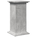 Pidestall Med Oppbevaring Betonggrå 31X30X60 Cm Konstruert Tre