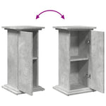 Pidestall Med Oppbevaring Betonggrå 31X30X60 Cm Konstruert Tre