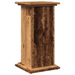 Pidestall Med Oppbevaring Gammelt Tre 31X30X60Cm Konstruert Tre