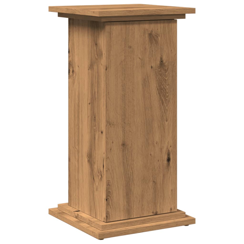 Pidestall Med Oppbevaring Hvit 31X30X60 Cm Konstruert Tre