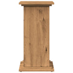 Pidestall Med Oppbevaring Hvit 31X30X60 Cm Konstruert Tre