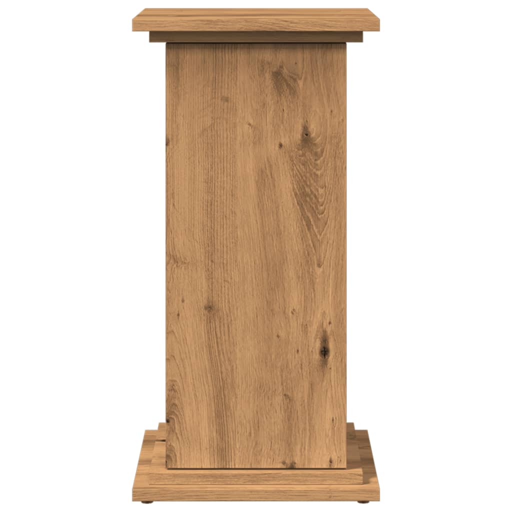 Pidestall Med Oppbevaring Hvit 31X30X60 Cm Konstruert Tre
